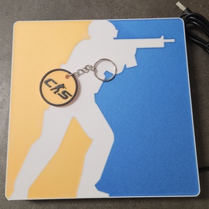 Counter-Strike (CS2) Gamer LED Hangulatlámpa + AJÁNDÉK CS Kulcstartó � Gamer Szoba Dekoráció - otthon & életmód - lámpa - hangulatlámpa - Meska.hu