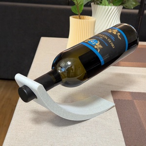 Design Lebegő Bortartó � Gravitációs Borpalack Állvány / Modern Konyhai Nappali Dekoráció. - otthon & életmód - konyhafelszerelés, tálalás - italos kellékek - boros díszdoboz - Meska.hu