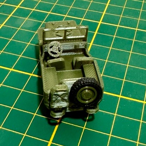 Jeep Willys 1941 1:64 - művészet - makett, modell - Meska.hu