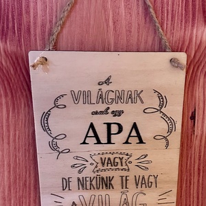 Apás tábla - Meska.hu