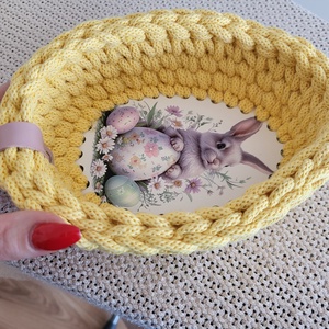 Húsveti kosár csomag - ünnepi díszek, dekorációk - húsvéti díszek és dekorációk - húsvéti ajándékátadó - Meska.hu