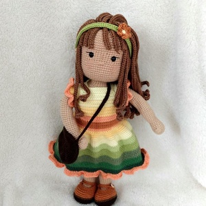 Öltöztethető baba amigurumi - játék & sport - baba & babaház - baba - Meska.hu