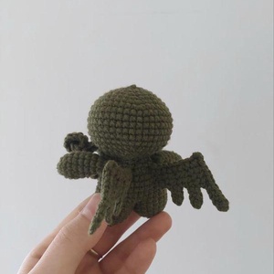 Cthulhu amigurumi - játék & sport - plüssállat & játékfigura - szörnyike - Meska.hu