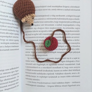 Sünis könyvjelző, Könyv & Zene, Könyvjelző, Horgolás, MESKA