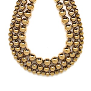 Achát electroplated arany golyó 10-11mm, Kellékek & szerszámok, Ásvány alapanyag, Ásványfüzér, , MESKA