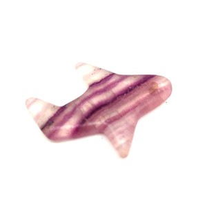 Fluorit átfúrt repülőgép 50mm, Ékszer, Nyaklánc, Medál, , MESKA