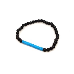 Bazalt türkenit golyó korong karkötő 45 mm, Ékszer, Karkötő, Ásványkarkötő, , MESKA