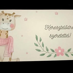 Egyedi pénzátadó zsebes boríték keresztelőre  - otthon & életmód - papír, írószer - ajándékozás kellékei - pénzátadó boríték - Meska.hu