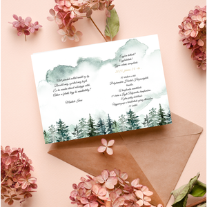 Forest, erdei esküvői meghívó - esküvő - meghívó & kártya - meghívó - Meska.hu Forest, erdei esküvői meghívó - esküvő - meghívó & kártya - meghívó - Meska.hu