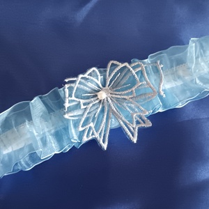 Organza combcsipke fehér masnival - Meska.hu