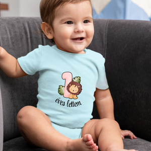 Egyedi tervezésű  1 éves lettem, első szülinapi body ,azonnal készletről, Ruha & Divat, Babaruha & Gyerekruha, Body, Mindenmás, MESKA