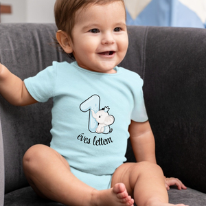 Egyedi tervezésű  1 éves lettem, első szülinapi body ,azonnal készletről - ruha & divat - babaruha & gyerekruha - body - Meska.hu