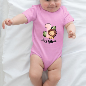 Egyedi tervezésű  1 éves lettem, első szülinapi body ,azonnal készletről - Meska.hu
