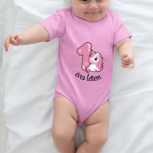 Egyedi tervezésű  1 éves lettem, első szülinapi body ,azonnal készletről - Meska.hu