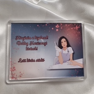 Vendégajándék- körmös saját fotó alapján  - otthon & életmód - konyhafelszerelés, tálalás - konyhai dekoráció - hűtőmágnes - Meska.hu