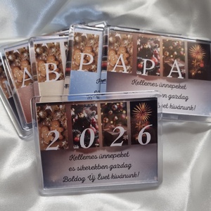 Karácsonyi hűtőmágnes 2026, Otthon & Életmód, Konyhafelszerelés, tálalás, Konyhai dekoráció, Hűtőmágnes, Mindenmás, MESKA