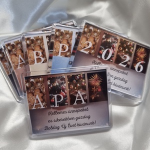 Karácsonyi hűtőmágnes APA, Otthon & Életmód, Konyhafelszerelés, tálalás, Konyhai dekoráció, Hűtőmágnes, Mindenmás, MESKA