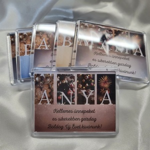 Karácsonyi hűtőmágnes ANYA , Otthon & Életmód, Konyhafelszerelés, tálalás, Konyhai dekoráció, Hűtőmágnes, Mindenmás, MESKA