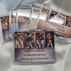 Karácsonyi hűtőmágnes MAMA , Otthon & Életmód, Konyhafelszerelés, tálalás, Konyhai dekoráció, Hűtőmágnes, Mindenmás, MESKA