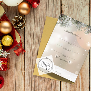 Masszőr, kozmetikus, pillás, pedikűrös, körmös,fodrász, szépségipari szolgáltató ajándékutalvány karácsonyi 3, Otthon & Életmód, Papír, írószer, Ajándékozás kellékei, Ajándékkísérő, , MESKA