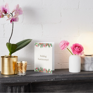 Egyedi kézzel készített karácsonyi képeslap saját fotóval - karácsony - karácsonyi ajándékozás - karácsonyi képeslap, üdvözlőlap, ajándékkísérő - Meska.hu