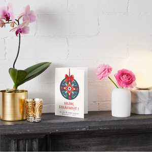 Egyedi kézzel készített karácsonyi képeslap - karácsony - karácsonyi ajándékozás - karácsonyi képeslap, üdvözlőlap, ajándékkísérő - Meska.hu