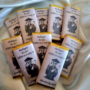 Egyedi csomagolású csokoládé iskolai vagy óvodás ballagásra, Élelmiszer, Édesség, Kézműves csokoládé, Fotó, grafika, rajz, illusztráció, Papírművészet, MESKA