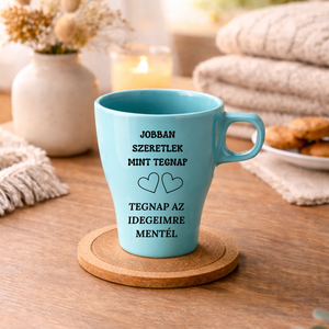 Vicces feliratos bögre � Jobban szeretlek mint tegnap �pároknak ajándék- évfordulóra,valentin napra, Otthon & Életmód, Konyhafelszerelés, tálalás, Tálalás, Bögre & Csésze, , MESKA