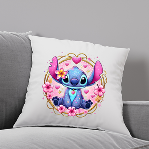 Egyedi párnahuzat vagy párna,saját névvel, felirattal, bármilyen mintával,ajándék minden alkalomra STITCH - Meska.hu