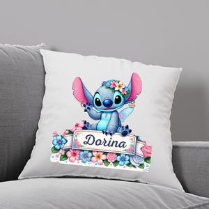 Egyedi párnahuzat vagy párna,névvel óvodába,  bármilyen mintával,ajándék minden alkalomra STITCH - Meska.hu