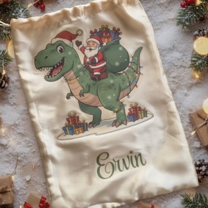 Egyedi mintás Mikulás zsák  - Meska.hu
