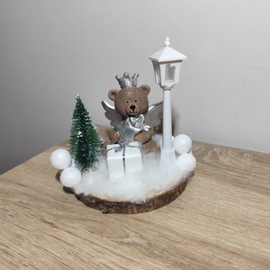 Medvés téli disz  - Meska.hu