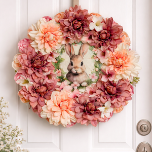 Nyuszis kopogtató , Otthon & Életmód, Dekoráció, Ajtó- és ablak dekoráció, Ajtódísz & Kopogtató, Mindenmás, MESKA