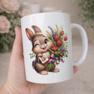 Nyuszis bögre , Otthon & Életmód, Konyhafelszerelés, tálalás, Tálalás, Bögre & Csésze, Mindenmás, MESKA