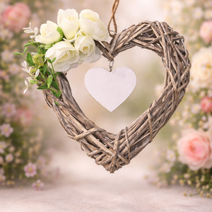 Szív alakú kopogtató , Otthon & Életmód, Dekoráció, Ajtó- és ablak dekoráció, Ajtódísz & Kopogtató, Mindenmás, MESKA