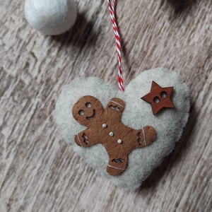 Mézi karácsonyfadísz szett - karácsony - karácsonyi lakásdekoráció - karácsonyfadíszek - Meska.hu