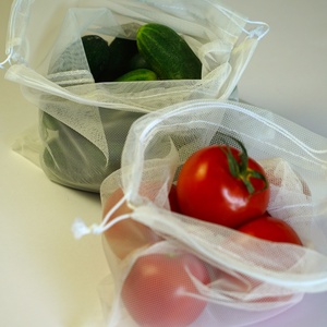 Közepes bevásárló zsák - táska & tok - bevásárlás & shopper táska - zöldség/gyümölcs zsák - Meska.hu