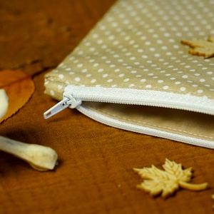 Pöttyös mini neszesszer/ pénztárca - Meska.hu