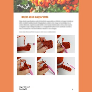 PDF HORGOLÁS MINTA - Tűztövis sál - diy (csináld magad) - szabásminta, útmutató - Meska.hu