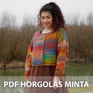 PDF HORGOLÁS MINTA - Tarka pulcsi - Meska.hu