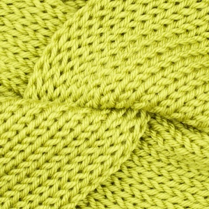 Banánzöld kötött fülpánt / csavart fülmelegítő / fülvédő - ruha & divat - sál, sapka, kendő - fejpánt - Meska.hu