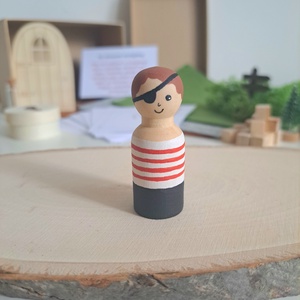 Kalandos mesevilág - mesélő fabábu készlet (Deluxe Fantasy World) - kézzel festett fafigurák gyerekeknek 3 készletben - játék & sport - készségfejlesztő és logikai játék - montessori szivárvány, waldorf játékok - Meska.hu