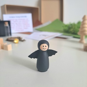 Kalandos mesevilág - mesélő fabábu készlet (Pocket Story) - kézzel festett fafigurák gyerekeknek 3 készletben - játék & sport - készségfejlesztő és logikai játék - montessori szivárvány, waldorf játékok - Meska.hu