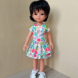 Paola Reina fodros aljú ruha , Játék & Sport, Baba & babaház, Játékbaba, babakellék, Varrás, MESKA