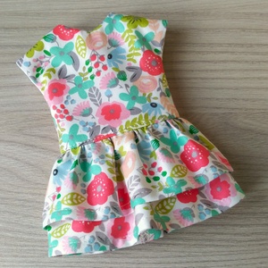 Paola Reina fodros aljú ruha  - játék & sport - baba & babaház - játékbaba, babakellék - Meska.hu