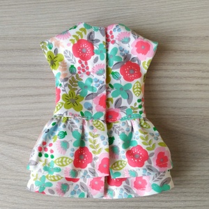 Paola Reina fodros aljú ruha  - játék & sport - baba & babaház - játékbaba, babakellék - Meska.hu