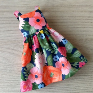 Paola Reina trópusi virágos ruha - játék & sport - baba & babaház - játékbaba, babakellék - Meska.hu