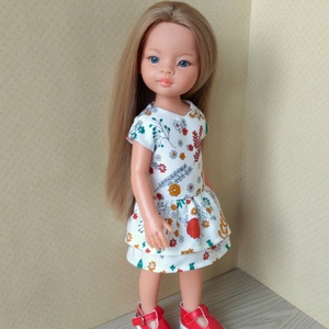 Paola Reina dupla fodros ruha  - Meska.hu