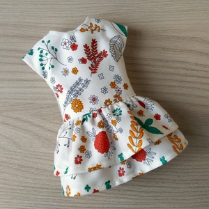 Paola Reina dupla fodros ruha  - játék & sport - baba & babaház - játékbaba, babakellék - Meska.hu