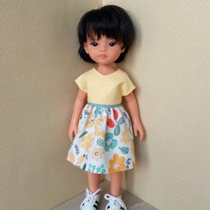 Paola Reina vanília sárga ruha  - Meska.hu